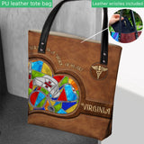 Nursing Is A Work Of Heart - Personalized Nurse Tote Bag