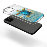 Under The Sea - Personalized Turtle Clear Phone Case