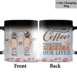 Let’s Have Coffee Together For The Rest Of Our Lives - Personalized Couple Mug