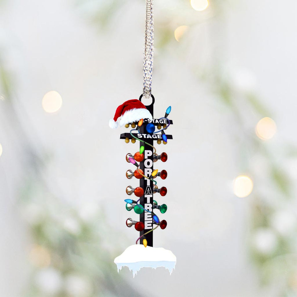 My Christmas Tree - Racing Ornament (Printed On Both Sides)