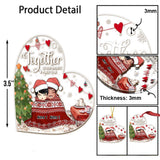 Together Is My Favorite Place To Be - Personalized Christmas Couple Transparent Ornament