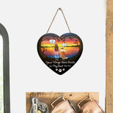 Your Wings Were Ready But My Heart Was Not I Miss You - Personalized Dog Wood Sign