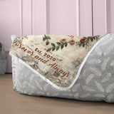 Forever And Always - Personalized Couple Blanket
