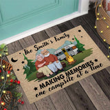 I Just Want To Hold Your Hand Camping Old Couple - Personalized Doormat