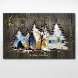 Camping Partners For Life - Personalized Couple Poster