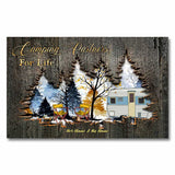 Camping Partners For Life - Personalized Couple Poster