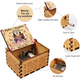 Best Friends From The Heart - Personalized Mother's Day Mother Hand Crank Music Box