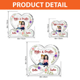 A Love Between A Mother - Personalized Mother's Day Mother Custom Shaped Acrylic Plaque