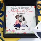 A Love Between A Mother - Personalized Mother's Day Mother Necklace