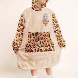 Grandma Grandma Grandma - Personalized Mother's Day Grandma Blanket Hoodie
