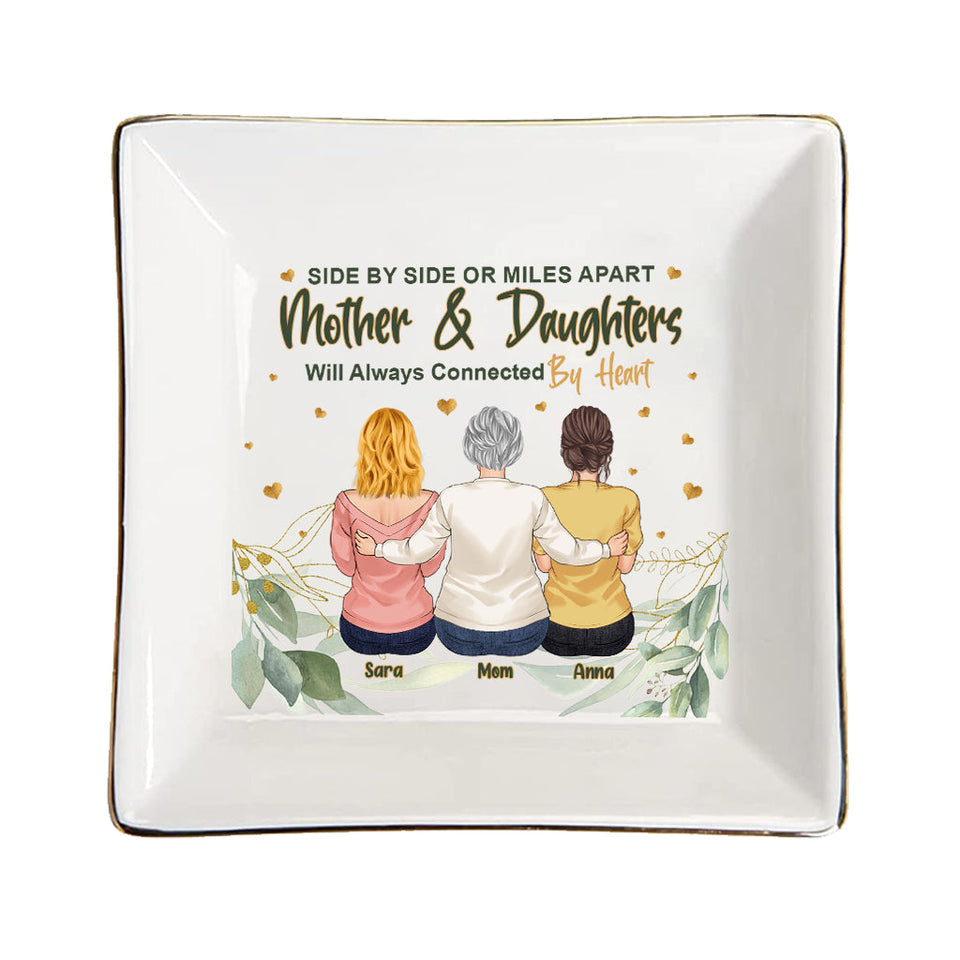 Side By Side - Personalized Mother's Day Mother Jewelry Dish