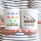 Daddy's Little Fishes - Personalized Father's Day Fishing Mug