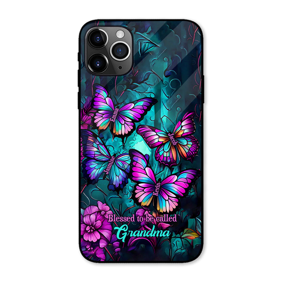 Grandma's Butterflies - Personalized Grandma Phone Case