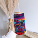Salty Lil' Beach - Personalized Turtle Can Glass