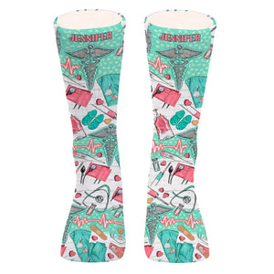Nurse Life - Personalized Nurse Socks