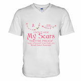 Breast Cancer Awareness Scars - Personalized T-shirt and Hoodie