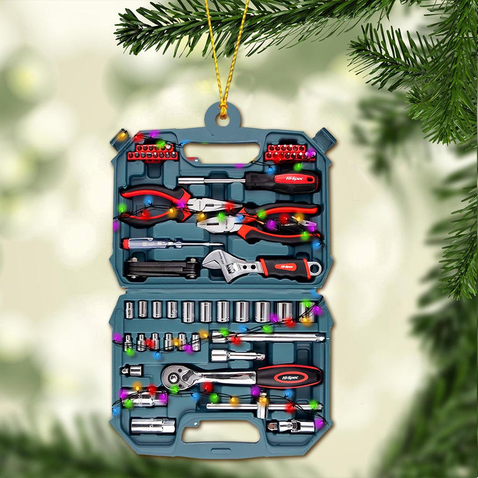 All I Want For Christmas - Mechanic Ornament (Printed On Both Sides)