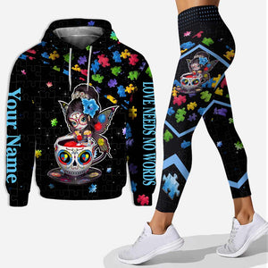 Soyez bienveillant·e - Sweat à capuche et legging personnalisés pour la sensibilisation à l'autisme