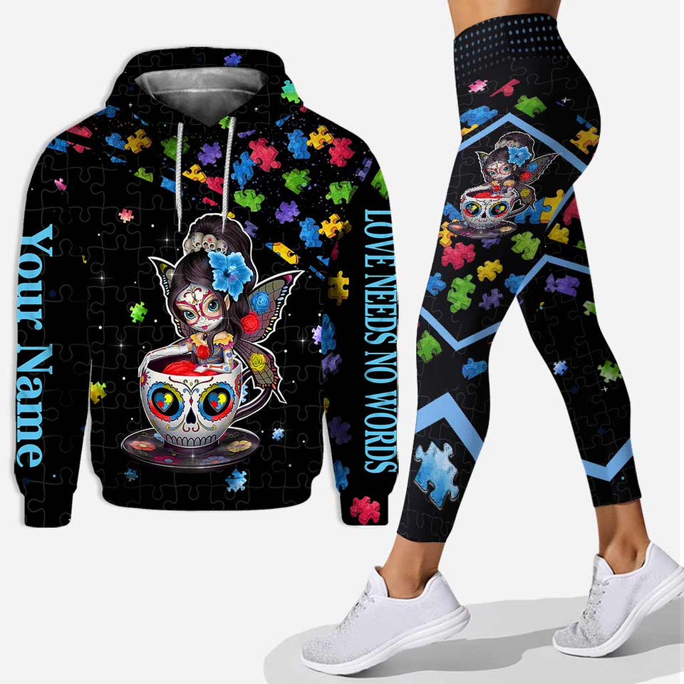 Soyez bienveillant·e - Sweat à capuche et legging personnalisés pour la sensibilisation à l'autisme