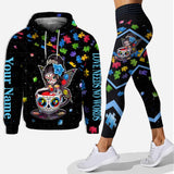 Soyez bienveillant·e - Sweat à capuche et legging personnalisés pour la sensibilisation à l'autisme