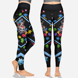 Soyez bienveillant·e - Sweat à capuche et legging personnalisés pour la sensibilisation à l'autisme