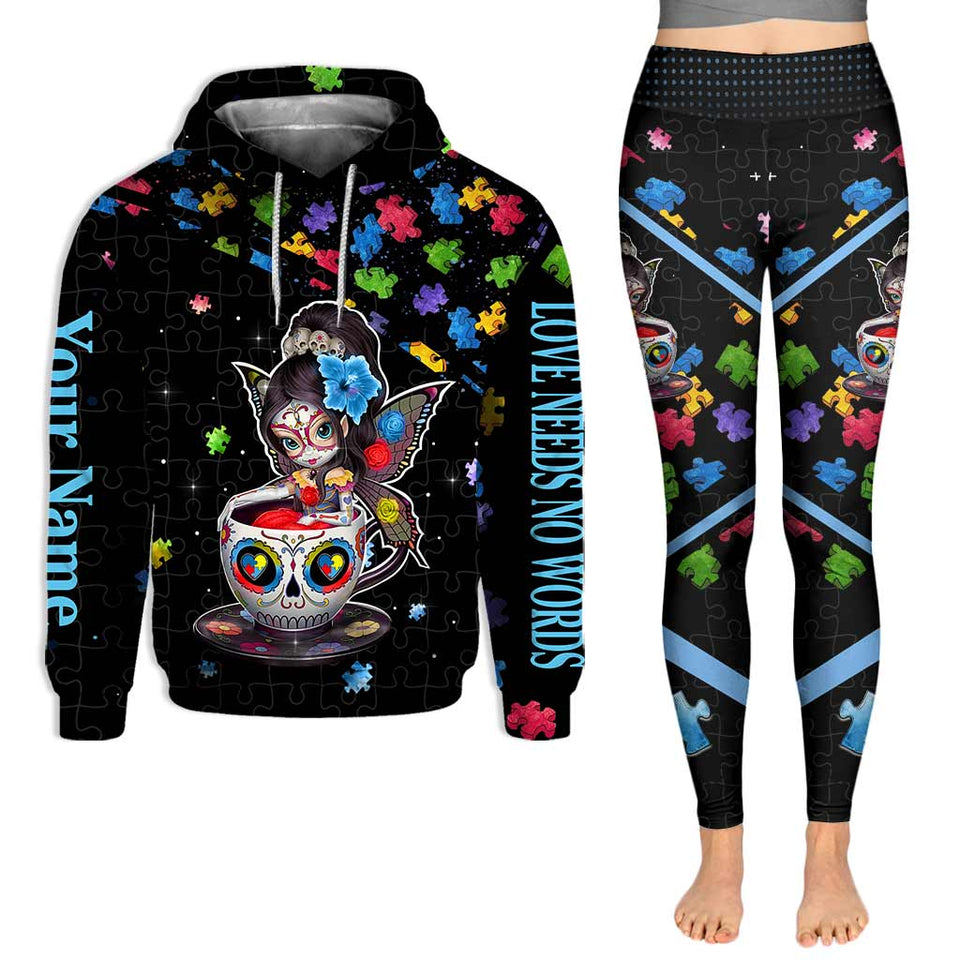 Soyez bienveillant·e - Sweat à capuche et legging personnalisés pour la sensibilisation à l'autisme
