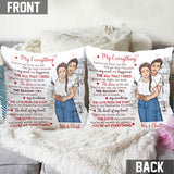 My Everything - Personalized Couple Throw Pillow