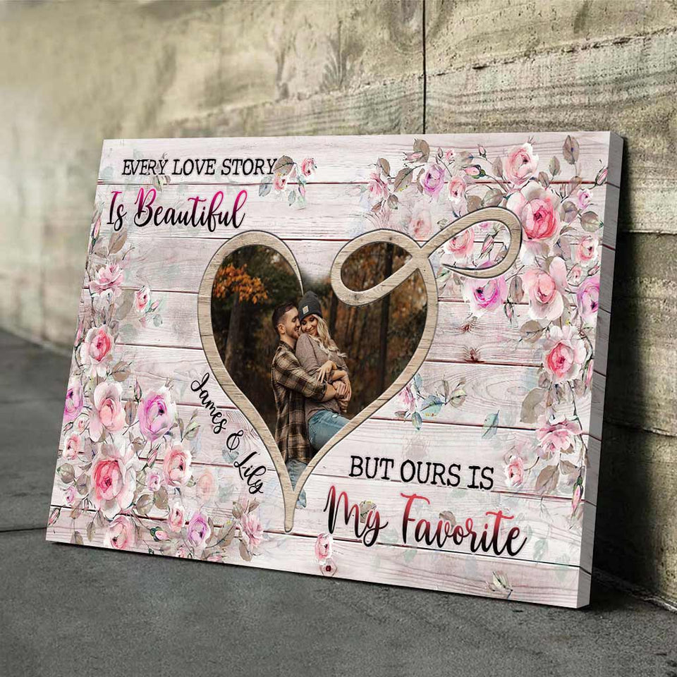 Every Love Story - Personalized Couple Poster