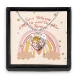Love Is Forever - Personalized Mother's Day Mother Heart Pendant Necklace
