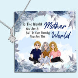 You Are A Mother But To Your Family - Personalized Mother's Day Mother Necklace