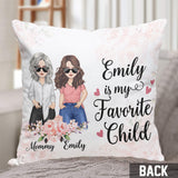 My Favorite Child - Personalized Mother's day Mother Throw Pillow