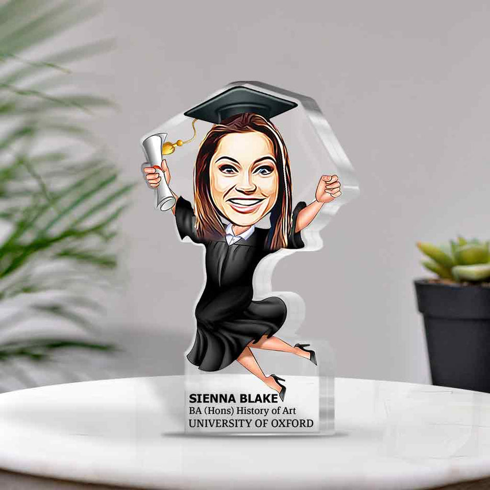 Special Graduation Gifts - Personalized Graduation Custom Shaped Acrylic Plaque