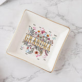Grandma We Love You - Personalized Mother's Day Grandma Jewelry Dish