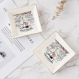 To My Granddaughter - Personalized Mother's Day Grandma Jewelry Dish
