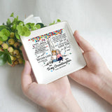To My Granddaughter - Personalized Mother's Day Grandma Jewelry Dish