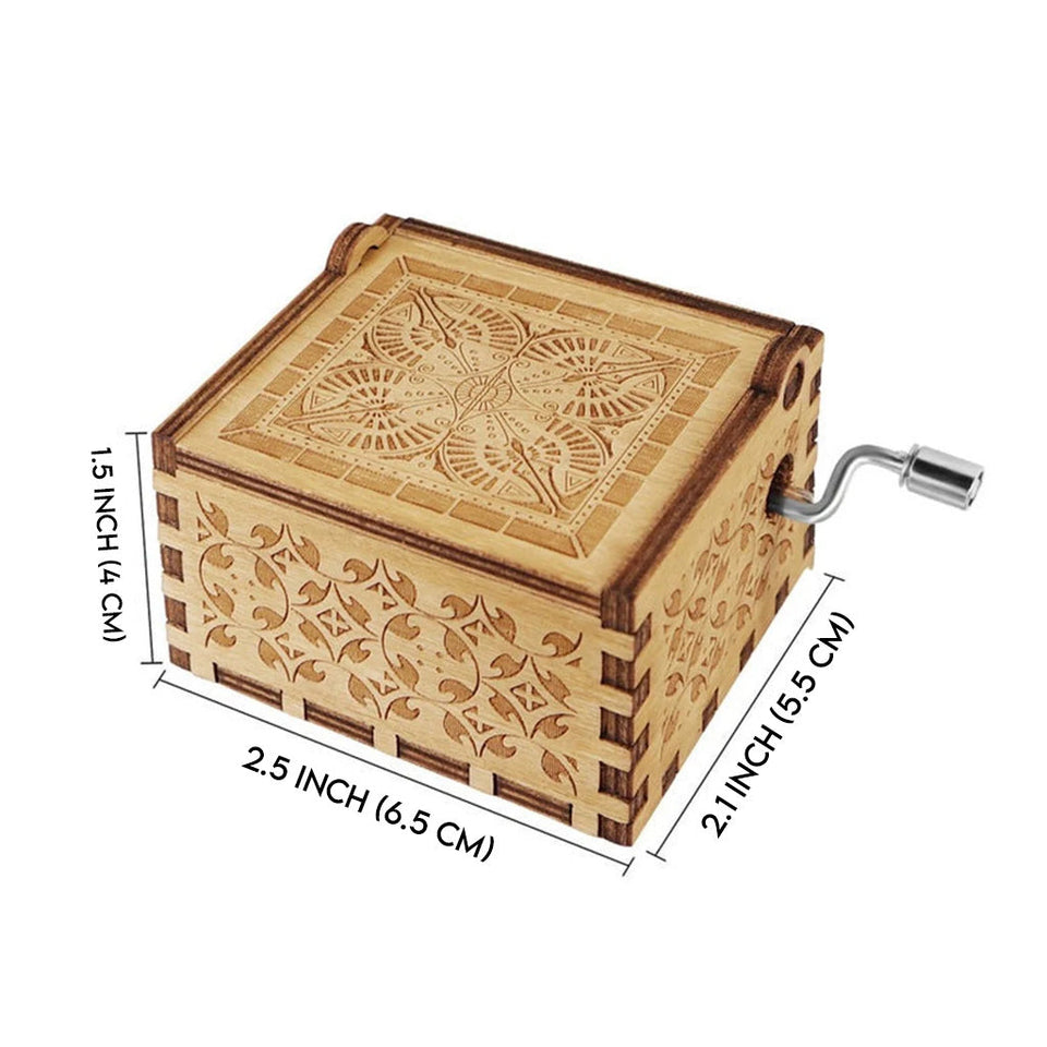 Love You The Rest Of Mine - Personalized Mother's day Mother Hand Crank Music Box
