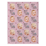 Best Grandma Mom Ever - Gift for grandma, mom, grandma - Personalized Blanket