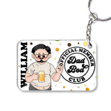 Official Member - Personalized Father Transparent Keychain