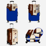 Adventure Awaits - Personalized Travelling Luggage Cover