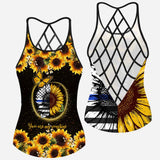 You're My Sunshine - Police Officer Cross Tank Top