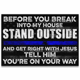Before You Break - Police Officer Doormat 062021