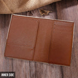 Just A Girl Who Loves Traveling - Personalized Travelling Leather Luggage Tag & Passport Holder