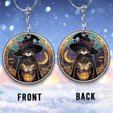 Hello Darkness - Personalized Witch Keychain