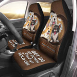 Get In Sit Down - Personalized Dog Seat Covers