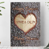 Happy Campers - Personalized Camping Poster
