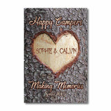 Happy Campers - Personalized Camping Poster