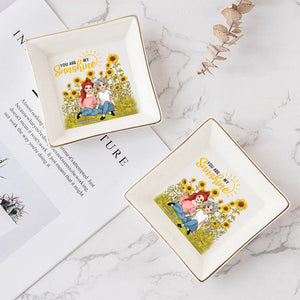 You Are My Sunshine - Personalized Mother's day Mother Jewelry Dish
