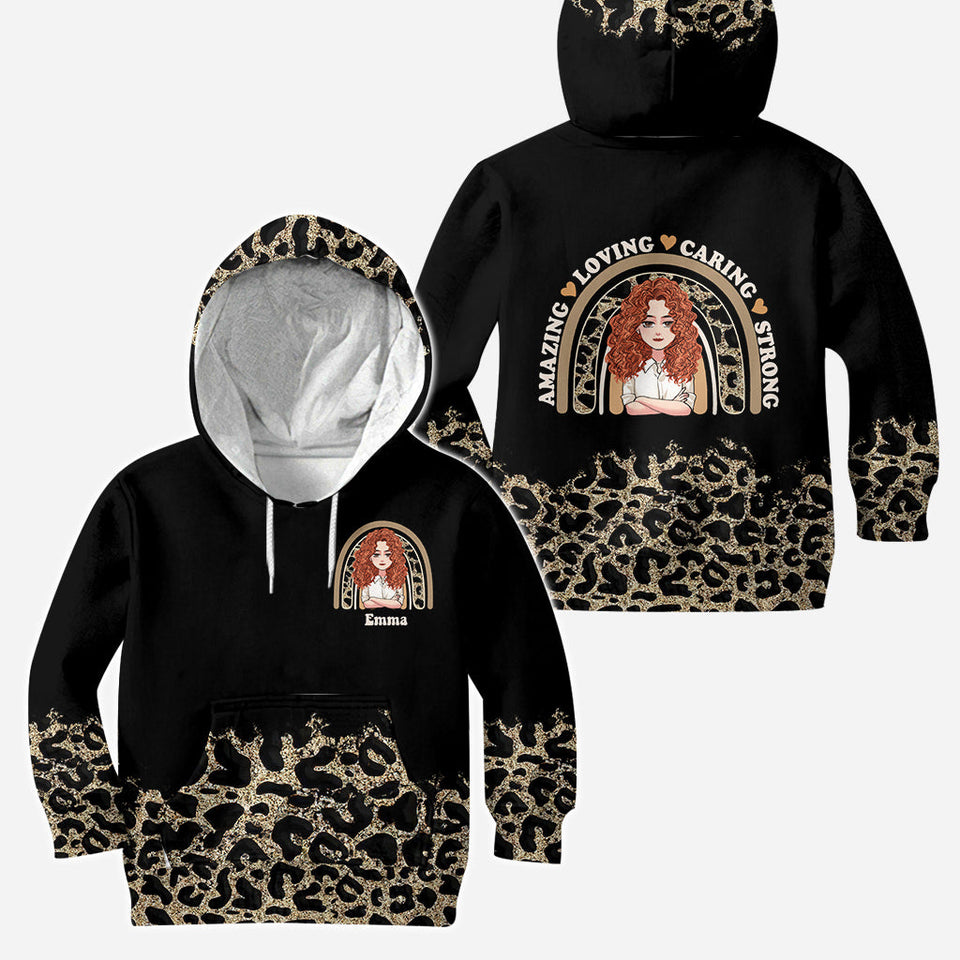 Mom Loving - Personalized Mother's Day Mother Hoodie and Leggings
