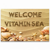 Welcome Vitamin Sea 3D Printed Doormat
