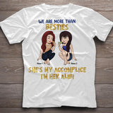 Best Friends Are The Sisters We Choose For Ourselves - Bestie gift for sister - Personalized T-shirt And Hoodie
